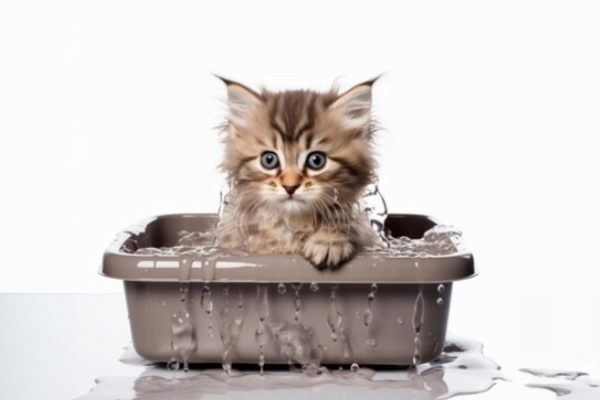 Banho em gato Banho em gato