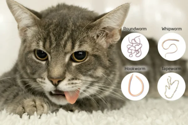 7 Sinais de que seu gato está com vermes 1vettop% Sinais de que seu gato está com vermes